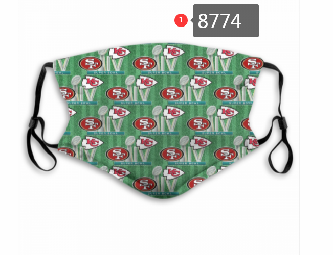 2020 San Francisco 49ers 543 Dust mask with filter->nfl dust mask->Sports Accessory